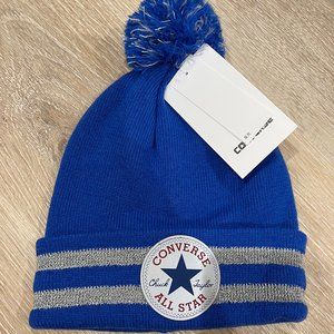 NWT Converse Beanie Blue Youth Reflective